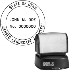 Pre-Inked Utah Licensed Landscape Architect R-40