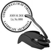 Virginia Landscape Architect Embosser