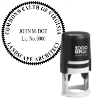​Self-Inking Virginia Landscape Architect R-40