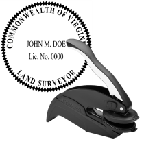 Virginia Land Surveyor Embosser