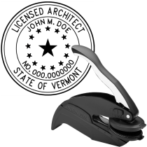 Vermont Licensed Architect Embosser