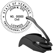 Vermont Licensed Professional Engineer Embosser
