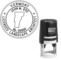 Self-Inking Vermont Licensed Landscape Architect R-40
