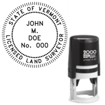 Self-Inking Vermont Licensed Land Surveyor R-40