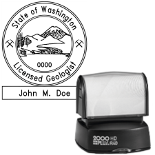 Pre-Inked Washington Licensed Geologist R-40