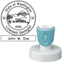 Pre-Inked Washington Licensed Geologist X-Stamper