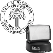 Pre-Inked Washington Licensed Landscape Architect R-40