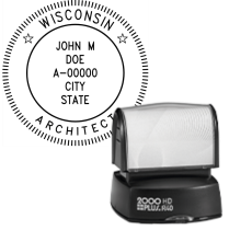 Pre-Inked Wisconsin Architect R-40