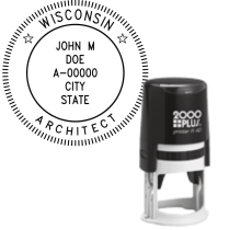 Self-Inking Wisconsin Architect R-40