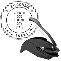 Wisconsin Land Surveyor Embosser