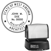 Pre-Inked West Virginia Registered Architect R-40