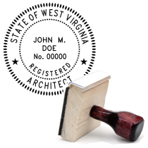 Pre-Inked West Virginia Registered Architect R-40