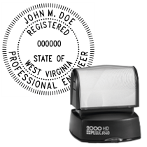 Pre-Inked West Virginia Professional Engineer R-40