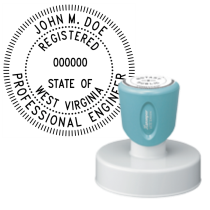 Pre-Inked West Virginia Professional Engineer Xstamper