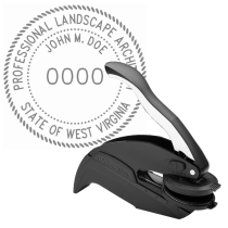 West Virginia Professional Landscape Architect Embosser