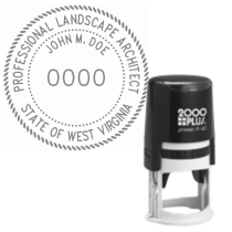 Self-Inking West Virginia Professional Landscape Architect R-40