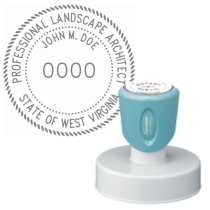 Pre-Inked West Virginia Professional Landscape Architect Xstamper
