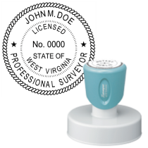 Pre-Inked West Virginia Professional Surveyor Xstamper