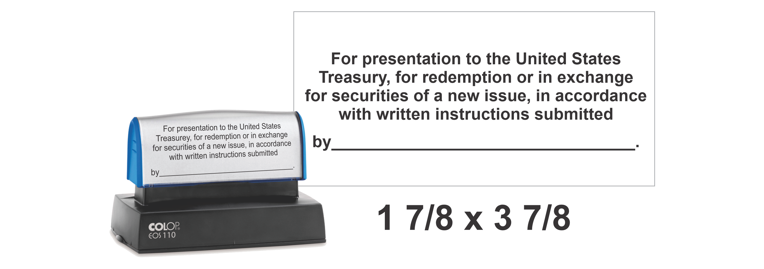 Restrictive endorsement stamp title 31 part 328 5 title 31 part