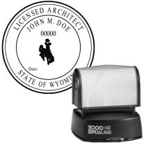 Pre-Inked Wyoming Licensed Architect R-40