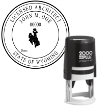 Self-Inking Wyoming Licensed Architect R-40