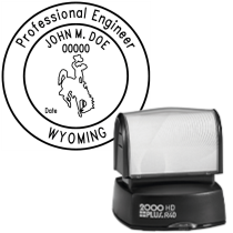Pre-Inked Wyoming Professional Engineer R-40