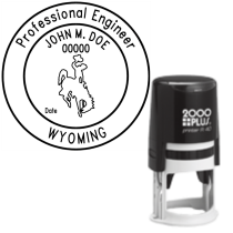 ​Self-Inking Wyoming Professional Engineer R-40
