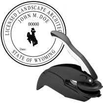 Wyoming Licensed Landscape Architect Embosser