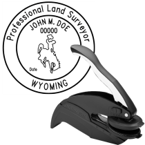 Wyoming Professional Land Surveyor Embosser