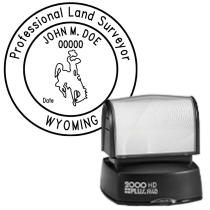 Pre-Inked Wyoming Professional Land Surveyor R-40