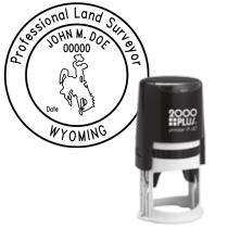 Self-Inking Wyoming Professional Land Surveyor R-40