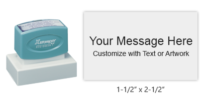 Shop the N16 Pre-Inked Large Message Stamp at CalStamp! With a 1-1/2" x 2-1/2" impression size, it's perfect for clear, bold messages. Order now and enhance your stamping needs!