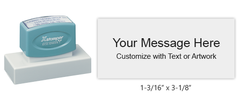 Shop the N24 Pre-Inked Large Message/Notary Stamp at CalStamp. Perfect for clear, crisp impressions. Order now and use Xstamper Refill Ink only!