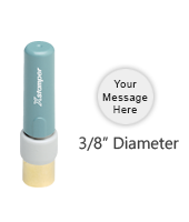 Shop the N30 Pre-Inked Round Inspection Stamp with a 3/8" diameter. Perfect for precise marking. Use Xstamper Refill Ink only. Order now at CalStamp!