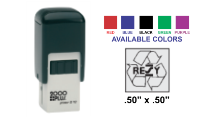 PTR12Q - Colop Q-12 Square Self-Inking Stamp