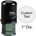 R-524 - Shiny R-524 Self-Inking Stamp-1 in Dia