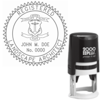 Self-Inking Rhode Island Registered Landscape Architect R-40