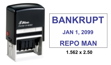 Get the Shiny S-829D Custom Self-Inking Dater from CalStamp! Perfect for efficient, clear date stamping. Order now for fast, reliable service!