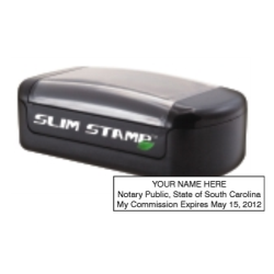SC-SLIM - SC Notary
Slim Pre-Inked Stamp