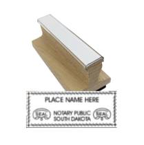Get your customized SD Notary Rubber Stamp at CalStamp! High-quality, personalized notary stamp made to order. Order now and complete your notary application with ease!