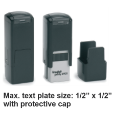 Shop the TRODAT 4921 Self-Inking Stamp at CalStamp! Perfect for small imprints, with a 1/2 in. x 1/2 in. impression size. Order now for fast, reliable stamping!