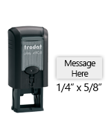 Shop the Trodat 4908 Self-Inking Stamp at CalStamp! Compact and efficient, with a 5/16" x 5/8" impression size. Perfect for all your stamping needs. Order now!