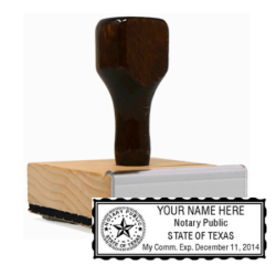 TX-NOT-1 - TX Notary
Rubber Stamp