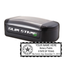 TX-SLIM - TX Notary
Slim Pre-Inked Stamp