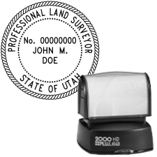 Pre-Inked Utah Professional Land Surveyor R-40