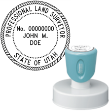 Pre-Inked Utah Professional Land Surveyor X-Stamper
