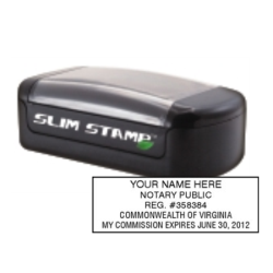 VA-SLIM - VA Notary
Slim Pre-Inked Stamp