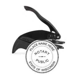 WI-NOT-SEAL - WI Notary
Embosser Seal Stamp
