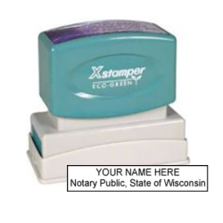 WI-X - WI Notary
X-Stamper Pre-Inked Stamp