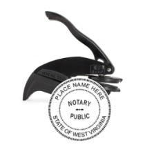 Get a high-quality WV Notary Embosser Seal Stamp, customized with your notary info. Create a 1 5/8" raised impression. Order now at CalStamp!
